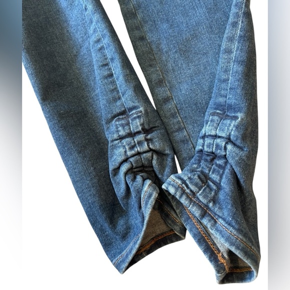NWT LOFT Curvy Skinny Crop Slim Pocket Ankle Scrunch Denim Jeans, Size 4/27 - Picture 5 of 12